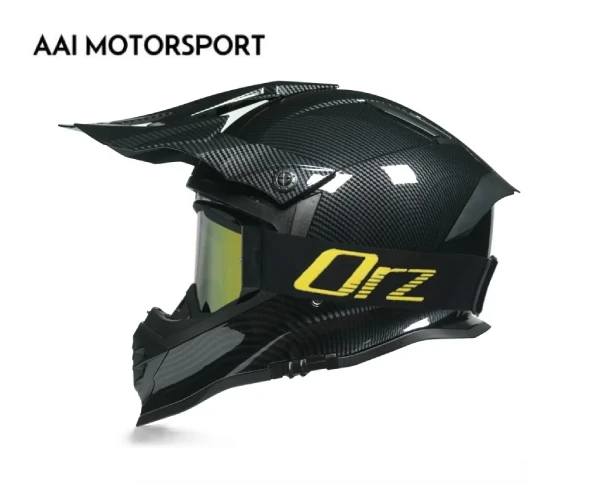 Motorcycle racing helmet