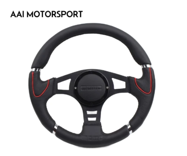 14-inch Momo racing steering wheel