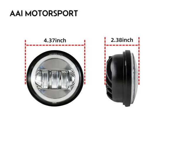 4.5-inch LED Fog Light with White Halo