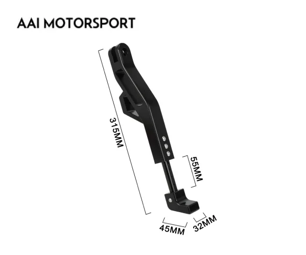 Anodized Alloy Motorcycle Kickstand