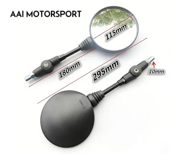Universal Foldable Round Rearview Mirror