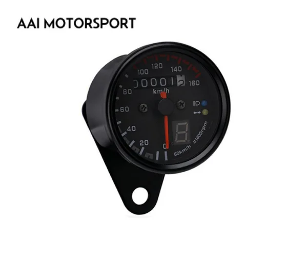 Universal Motorcycle Dual Odometer Speedometer