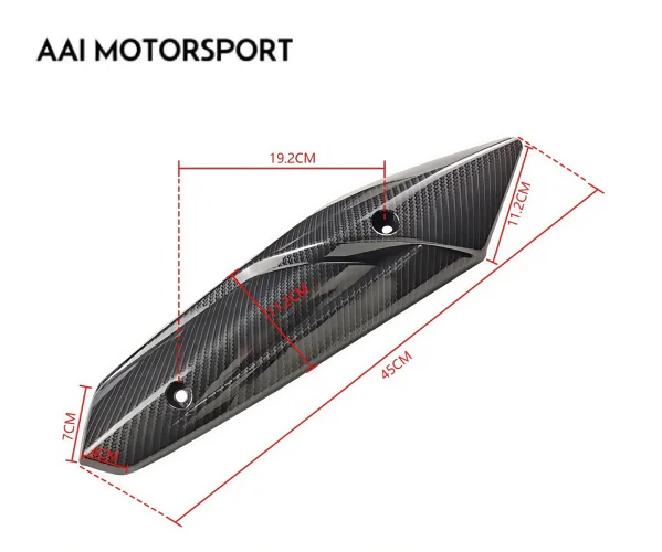 Universal Motorcycle Exhaust Pipe Shield