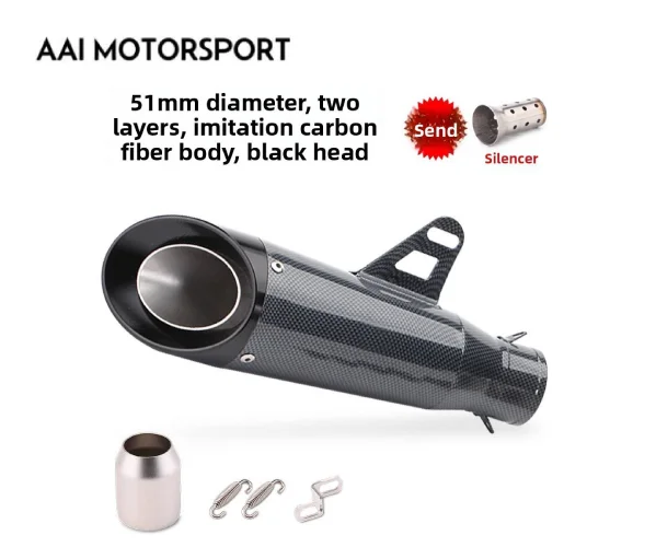 Universal Racing Motorcycle Exhaust System