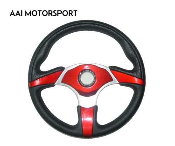 Steering Wheel with Soft Anti-Slip Leather